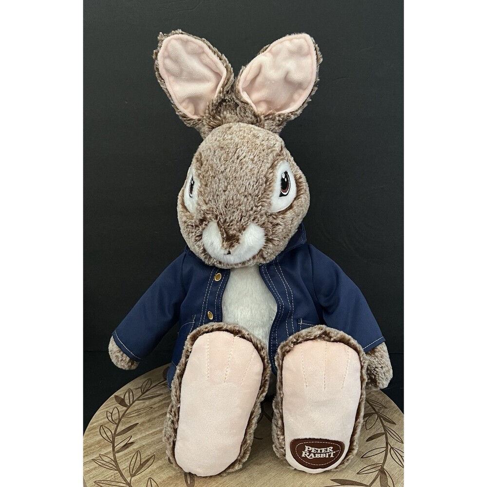 Dan Dee 2024 Peter Rabbit 2 Movie Blue Denim Jacket 21" Stuffed Animal